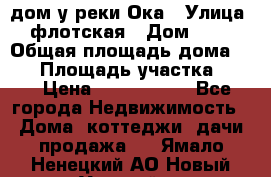 дом у реки Ока › Улица ­ флотская › Дом ­ 36 › Общая площадь дома ­ 60 › Площадь участка ­ 15 › Цена ­ 1 300 000 - Все города Недвижимость » Дома, коттеджи, дачи продажа   . Ямало-Ненецкий АО,Новый Уренгой г.